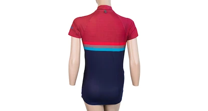 Sensor  Cyklo Summer Stripe Blue/Lilla Női kerékpáros mez