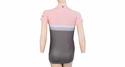 Sensor  Cyklo Summer Stripe Grey/Pink Női kerékpáros mez