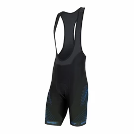 Sensor Cyklo Team Up Bibshort Black/Blue Kerékpáros rövidnadrág férfiaknak