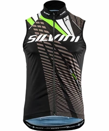 Silvini Team MJ1404 black/green Férfimellény