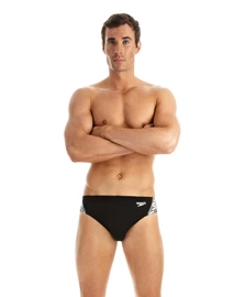 Speedo Monogram 7 cm BRF AM Black Férfifürdőnadrág