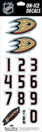 Sportstape ALL IN ONE HELMET DECALS - ANAHEIM MIGHTY DUCKS Védősisakszám