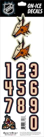 Sportstape ALL IN ONE HELMET DECALS - ARIZONA COYOTES - DARK HELMET Védősisakszám