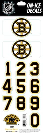 Sportstape ALL IN ONE HELMET DECALS - BOSTON BRUINS Védősisakszám