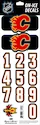 Sportstape  ALL IN ONE HELMET DECALS - CALGARY FLAMES - DARK HELMET  Védősisakszám