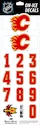 Sportstape  ALL IN ONE HELMET DECALS - CALGARY FLAMES  Védősisakszám