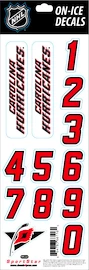 Sportstape ALL IN ONE HELMET DECALS - CAROLINA HURRICANES Védősisakszám