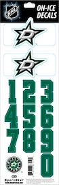 Sportstape ALL IN ONE HELMET DECALS - DALLAS STARS Védősisakszám