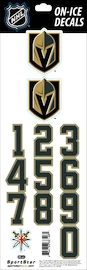 Sportstape ALL IN ONE HELMET DECALS - LAS VEGAS GOLDEN KNIGHTS Védősisakszám