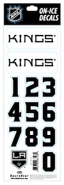 Sportstape ALL IN ONE HELMET DECALS - LOS ANGELES KINGS Védősisakszám