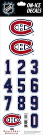 Sportstape ALL IN ONE HELMET DECALS - MONTREAL CANADIENS Védősisakszám