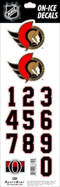 Sportstape ALL IN ONE HELMET DECALS - OTTAWA SENATORS Védősisakszám