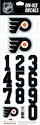 Sportstape  ALL IN ONE HELMET DECALS - PHILADELPHIA FLYERS  Védősisakszám