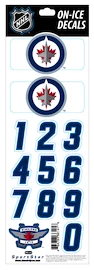 Sportstape ALL IN ONE HELMET DECALS - WINNIPEG JETS Védősisakszám