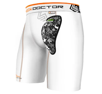 Szuszpenzoros rövidnadrág Shock Doctor  AirCore Hard Cup Youth S, fekete