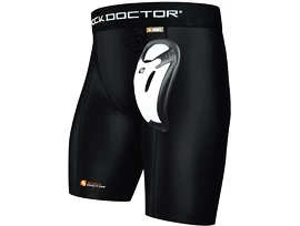 Szuszpenzoros rövidnadrág Shock Doctor BioFlex Cup Black Senior