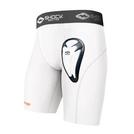 Szuszpenzoros rövidnadrág Shock Doctor BioFlex Cup White Senior