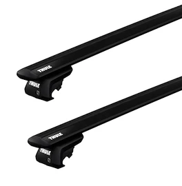 Tetőcsomagtartó Thule EVO WingBar Blackkel Audi A6 Allroad 5-dr Estate Tetősínek 19-24