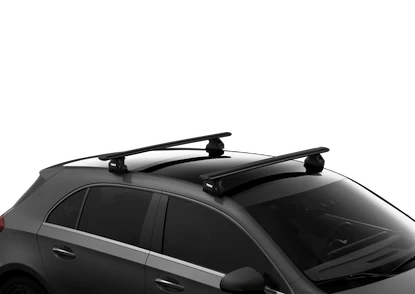 Tetőcsomagtartó Thule EVO WingBar Blackkel Audi Q7 5-dr SUV Süllyesztett sínek 15+