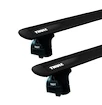 Tetőcsomagtartó Thule EVO WingBar Blackkel BMW 3-Series (E46) 4-dr Sedan Rögzítőpontok 02-05