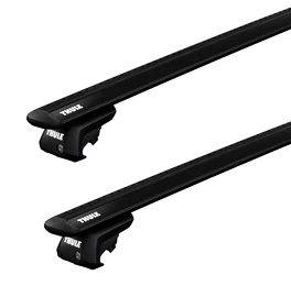 Tetőcsomagtartó Thule EVO WingBar Blackkel Fiat Fiorino 3-dr Van Tetősínek 08-24