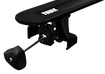 Tetőcsomagtartó Thule EVO WingBar Blackkel Peugeot Rifter 5-dr MPV Rögzítőpontok 19+