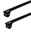 Tetőcsomagtartó Thule EVO WingBar Blackkel Seat León 3-dr Hatchback Rögzítőpontok 00-05