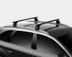 Tetőcsomagtartó Thule EVO WingBar Blackkel Vauxhall Astra 5-dr Hatchback Rögzítőpontok 00-03