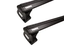 Tetőcsomagtartó Thule EVO WingBar Blackkel Volvo V40 Cross Country 5-dr Hatchback Süllyesztett sínek 13-19