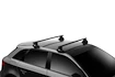 Tetőcsomagtartó Thule SquareBarral Daewoo Lanos 3-dr Hatchback Normál tető 09-15