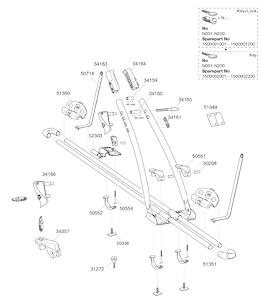 Thule  50718 Rögzítő szalag