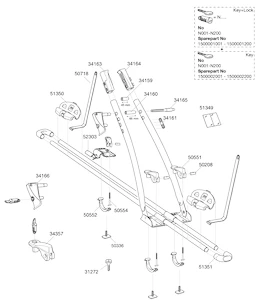 Thule  51351 Műanyag záróvég