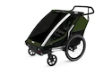 Thule Chariot Cab Aluminum/Cypress Green Babakocsi