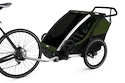 Thule Chariot Cab Aluminum/Cypress Green Babakocsi