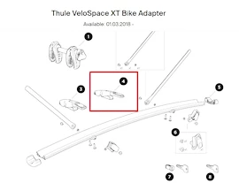 Thule Console Bike Adapter 50917 Adapter