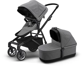 Thule Sleek Black/Gray Melange Babakocsi