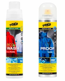 Toko Duo-Pack Textile Proof & Eco Textile Wash, 250ml Impregnálás