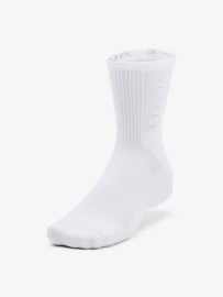 Under Armour 3-Maker 3pk Mid-Crew-WHT Zokni