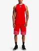 Under Armour  BASELINE COTTON TANK-RED Ujjatlan póló férfiaknak