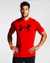 Under Armour  Big Logo Tech SS Red Férfipóló