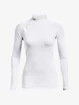 Under Armour ColdGear Authentics Mockneck-WHT Női póló