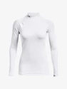 Under Armour ColdGear Authentics Mockneck-WHT Női póló