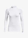 Under Armour ColdGear Authentics Mockneck-WHT Női póló