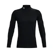 Under Armour ColdGear Fitted Mock Black Férfipóló 3XL