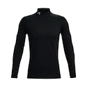 Under Armour ColdGear Fitted Mock Black Férfipóló 3XL