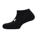 Under Armour  Core No Show 3Pk-BLK  Zokni