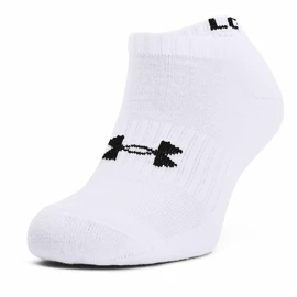 Under Armour Core No Show 3Pk white Zokni