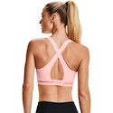 Under Armour  Crossback Mid Bra pink Női melltartó