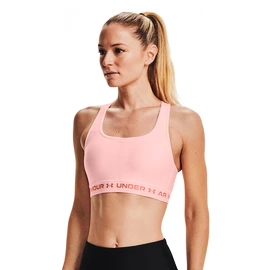 Under Armour Crossback Mid Bra pink Női melltartó