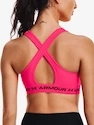 Under Armour  Crossback Mid Bra-PNK Női melltartó